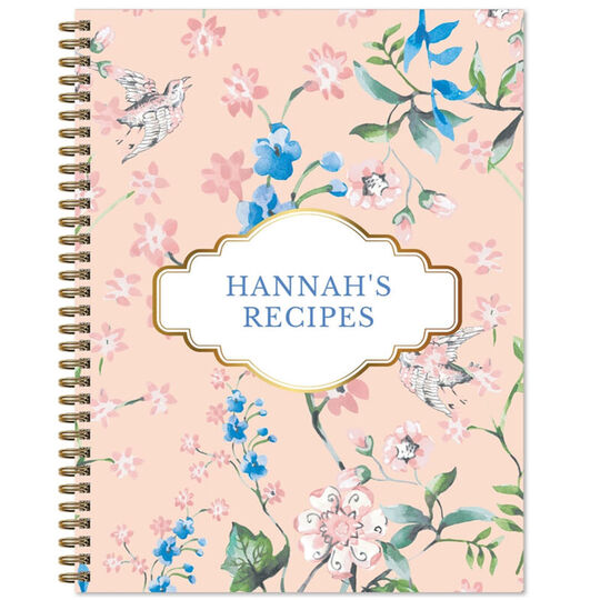 Pink Meadow Spiral Notebook
